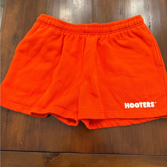 Hooters Pants - Hooters Women's Orange Shorts - M